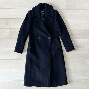 Club Monaco navy blue wool coat